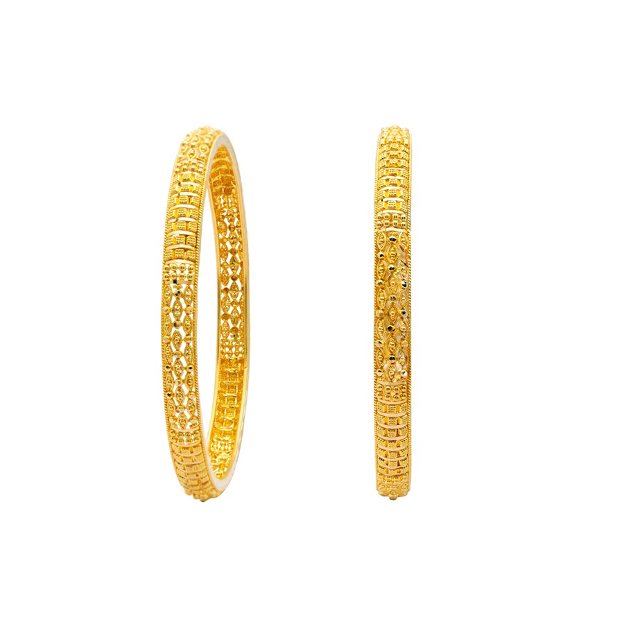 Gold Bangle with Free Gold Coin