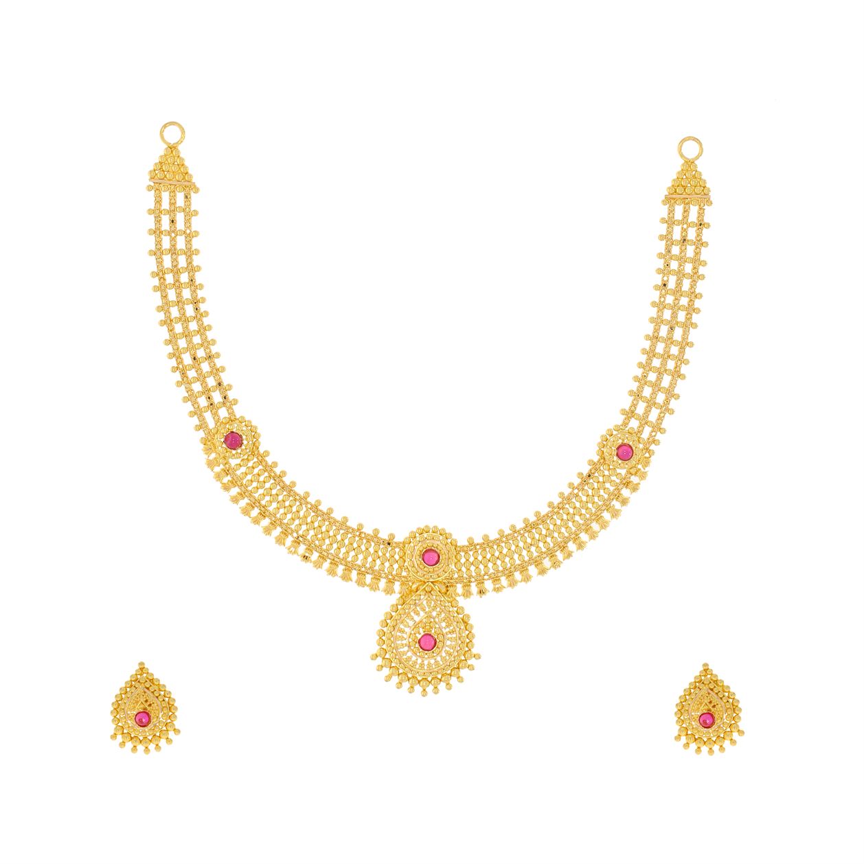 Gold Necklace Set