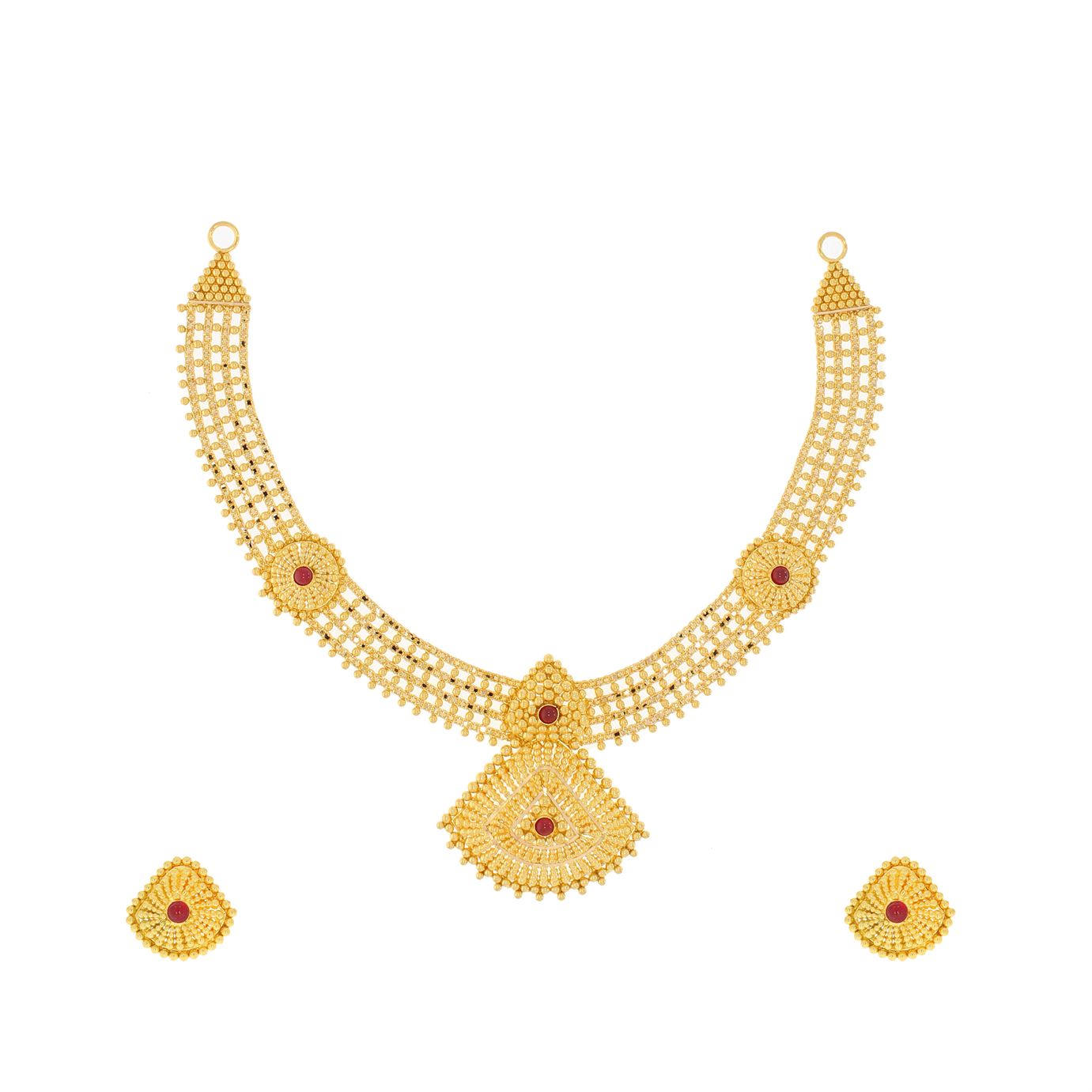 Gold Necklace Set