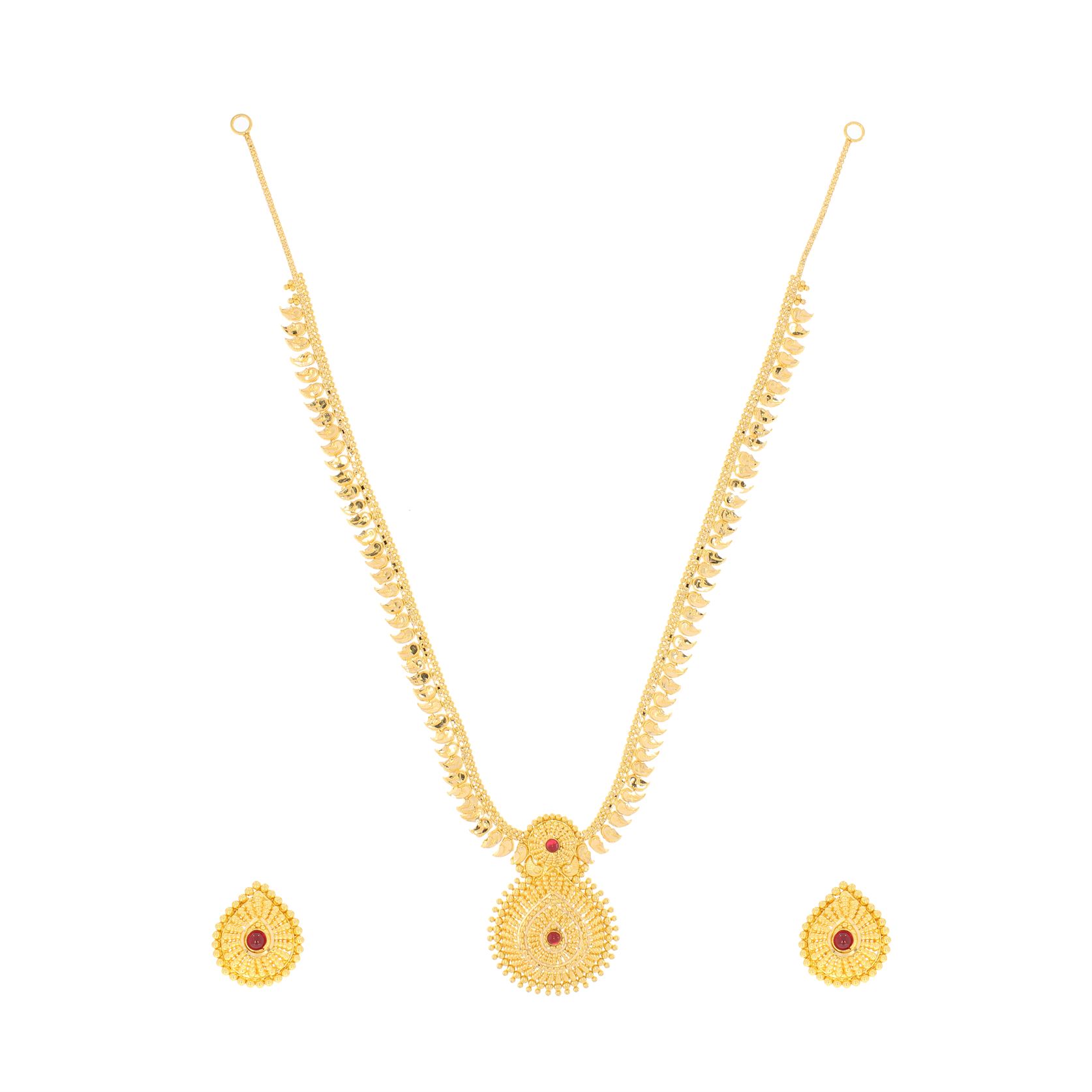 Gold Necklace Set