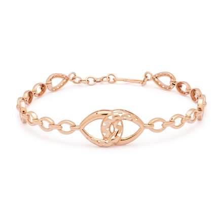 Rose Gold Bracelet For Women with Free Gold Coin