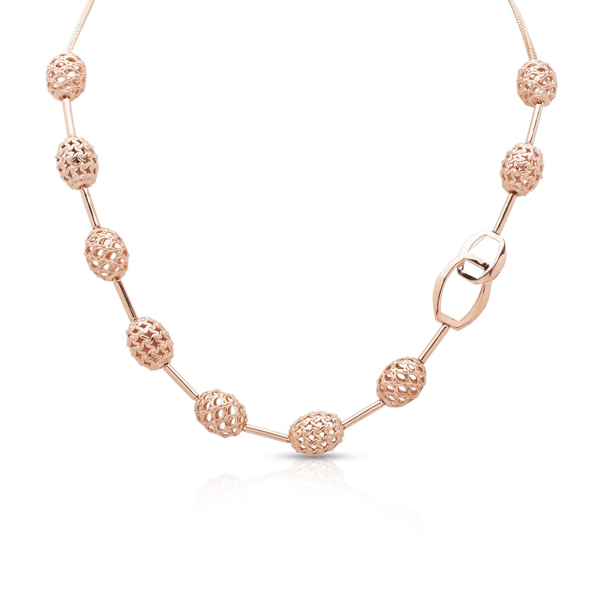 Rose Gold Necklace with Free Gold Coin