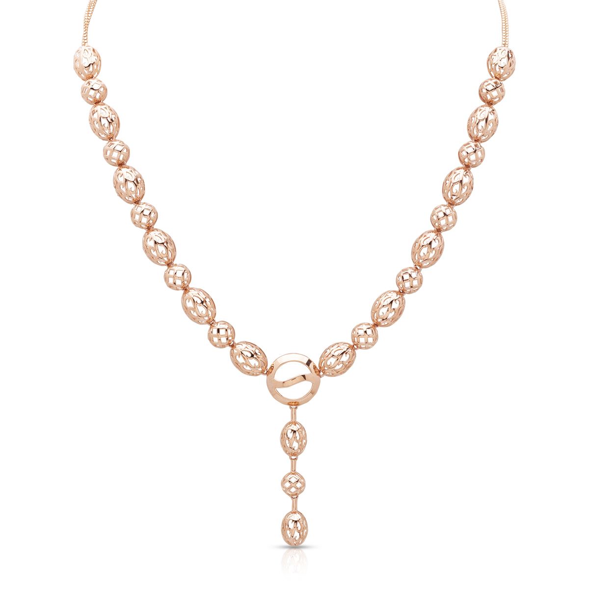 Rose Gold Necklace with Free Gold Coin