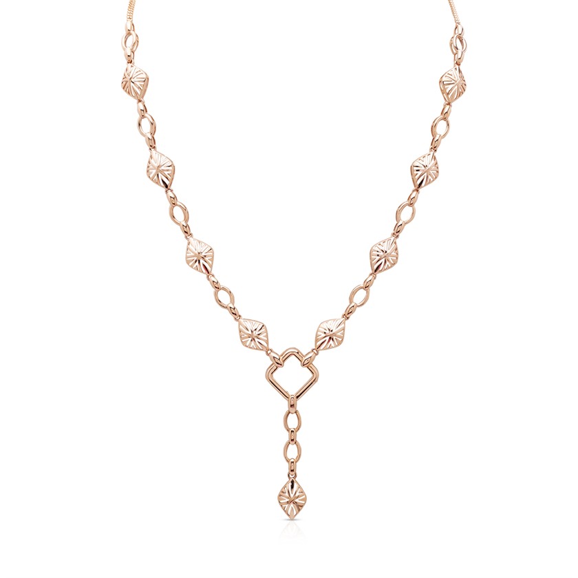 Rose Gold Necklace with Free Gold Coin