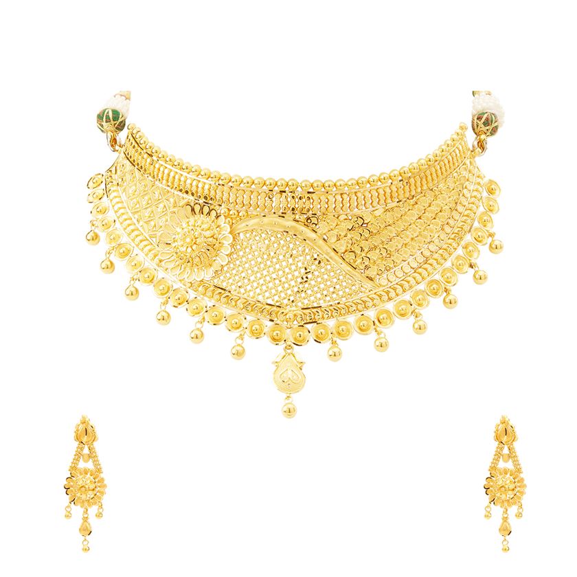 Gold Necklace Set