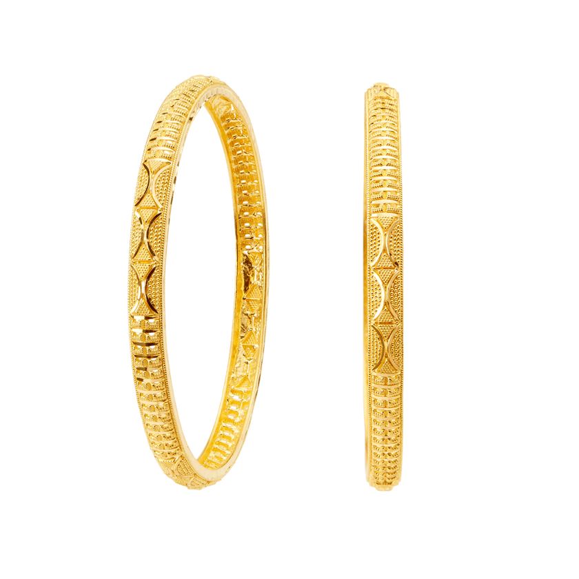 Gold Bangle with Free Gold Coin