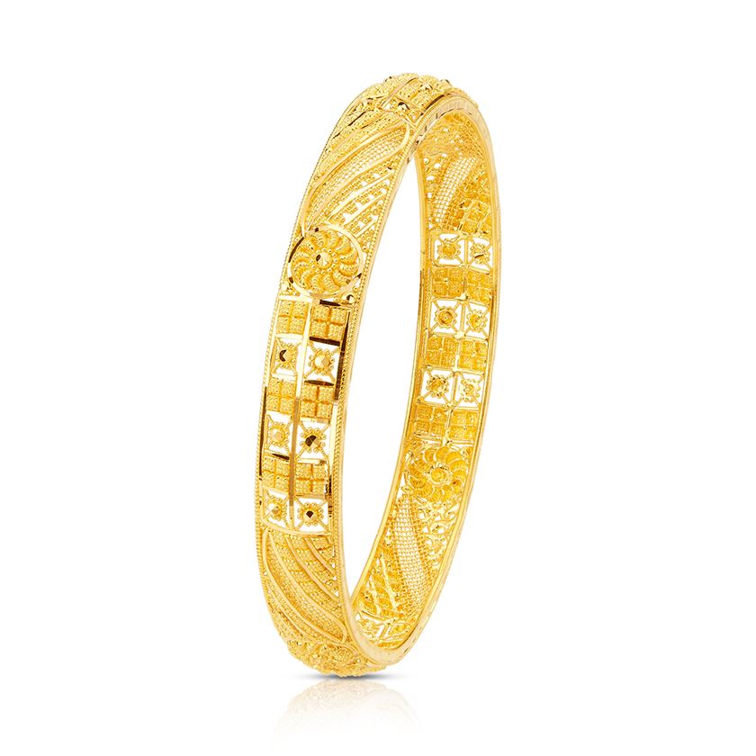 Gold Bangle with Free Gold Coin