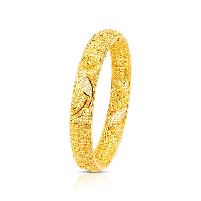 Gold Bangle with Free Gold Coin