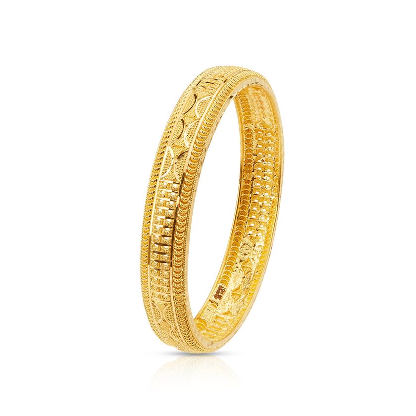 Gold Bangle with Free Gold Coin