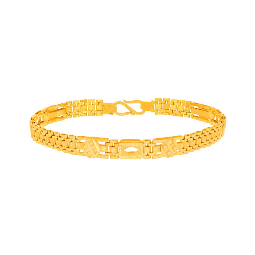 Gold Bracelet with Free Gold Coin