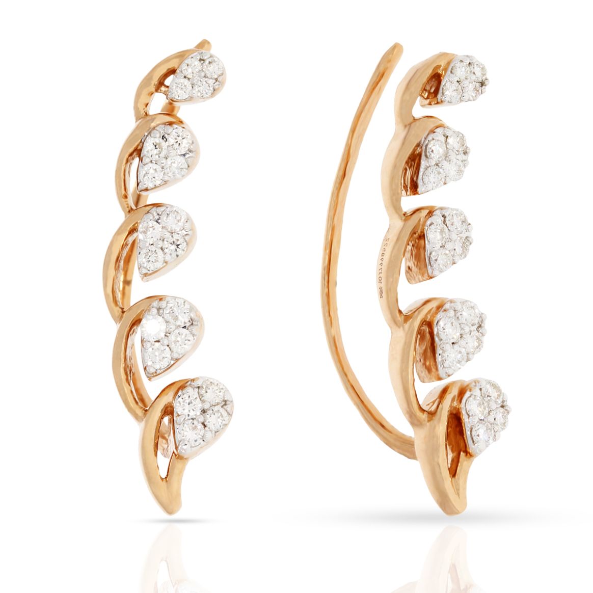 Diamond Earrings with Free Gold Coin