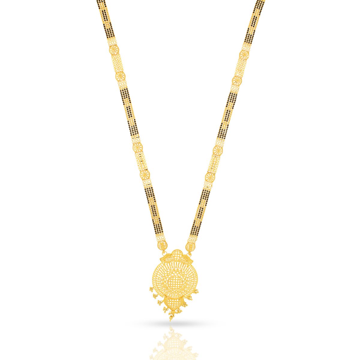 Gold Mangalsutra with Free Gold Coin