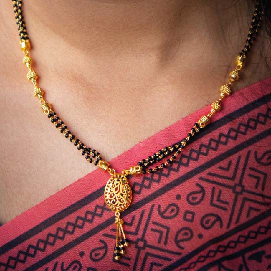 Gold Mangalsutra For Women with Free Gold Coin