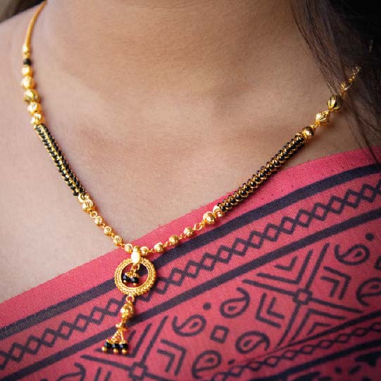 Gold Mangalsutra For Women with Free Gold Coin