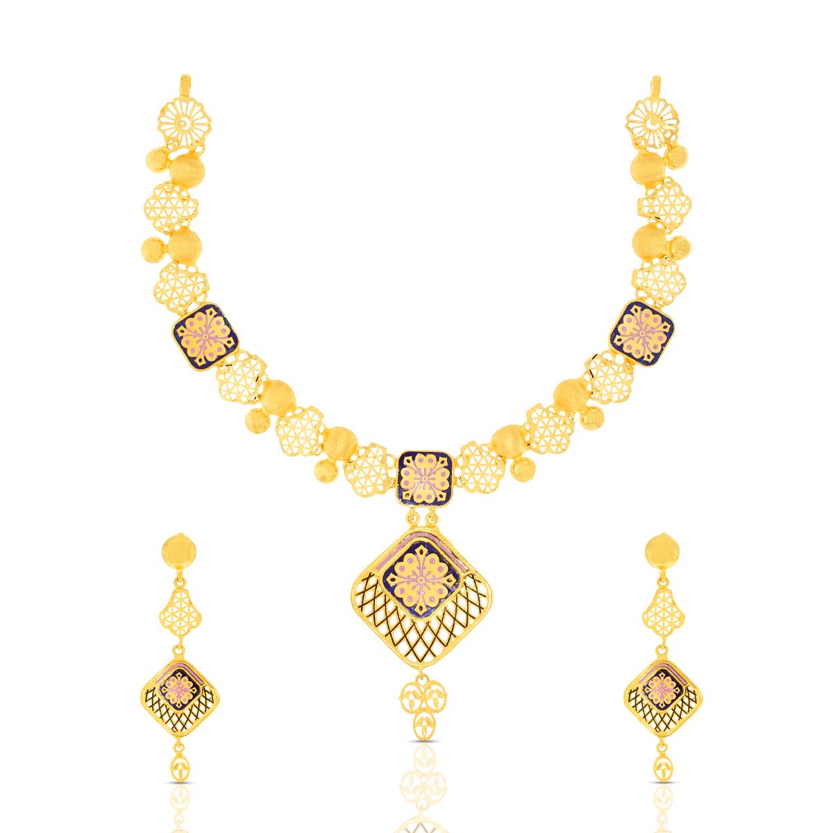 Gold Necklace Set