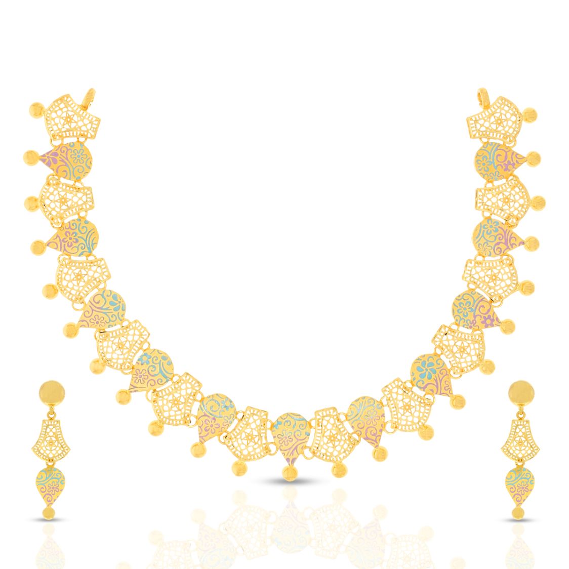 Gold Necklace Set