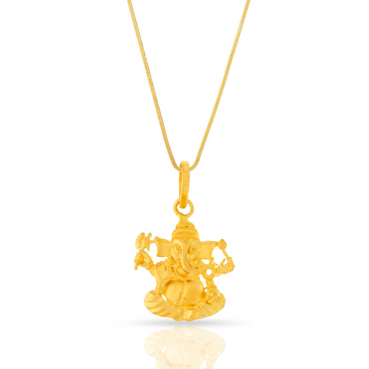 Celestial Blessings Ganesh God Gold Pendant