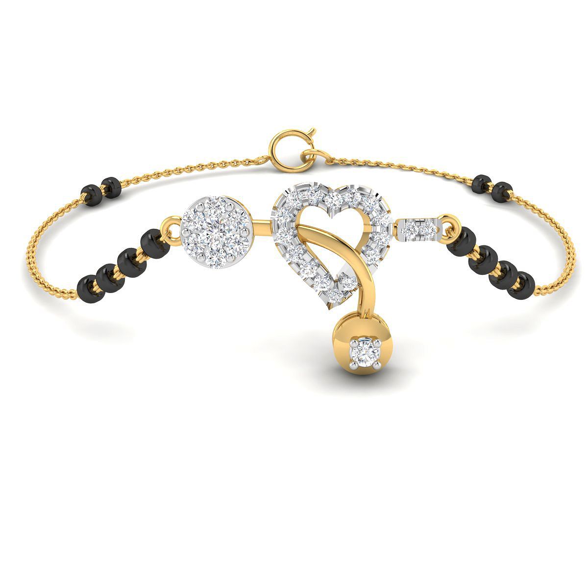 Hayat Diamond Mangalsutra Bracelet