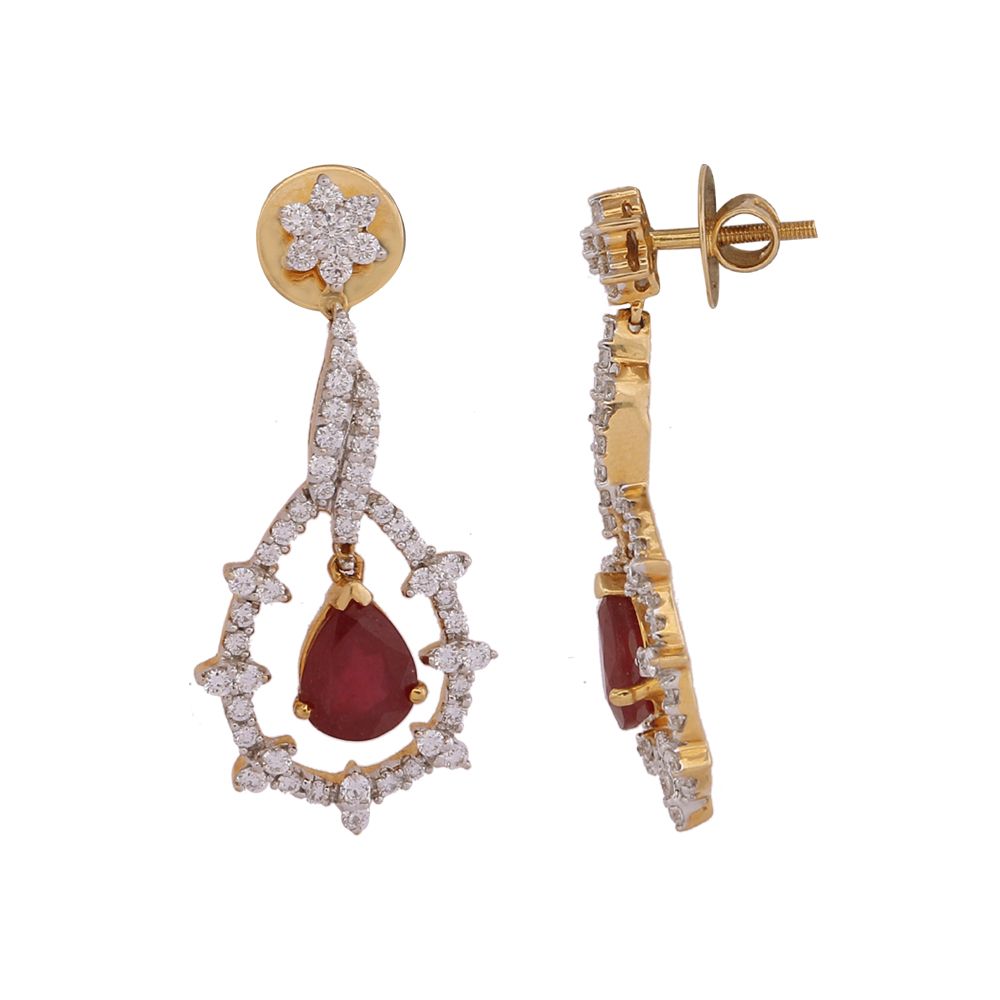 Redstone Saga Diamond Earring with Free Gold Coin