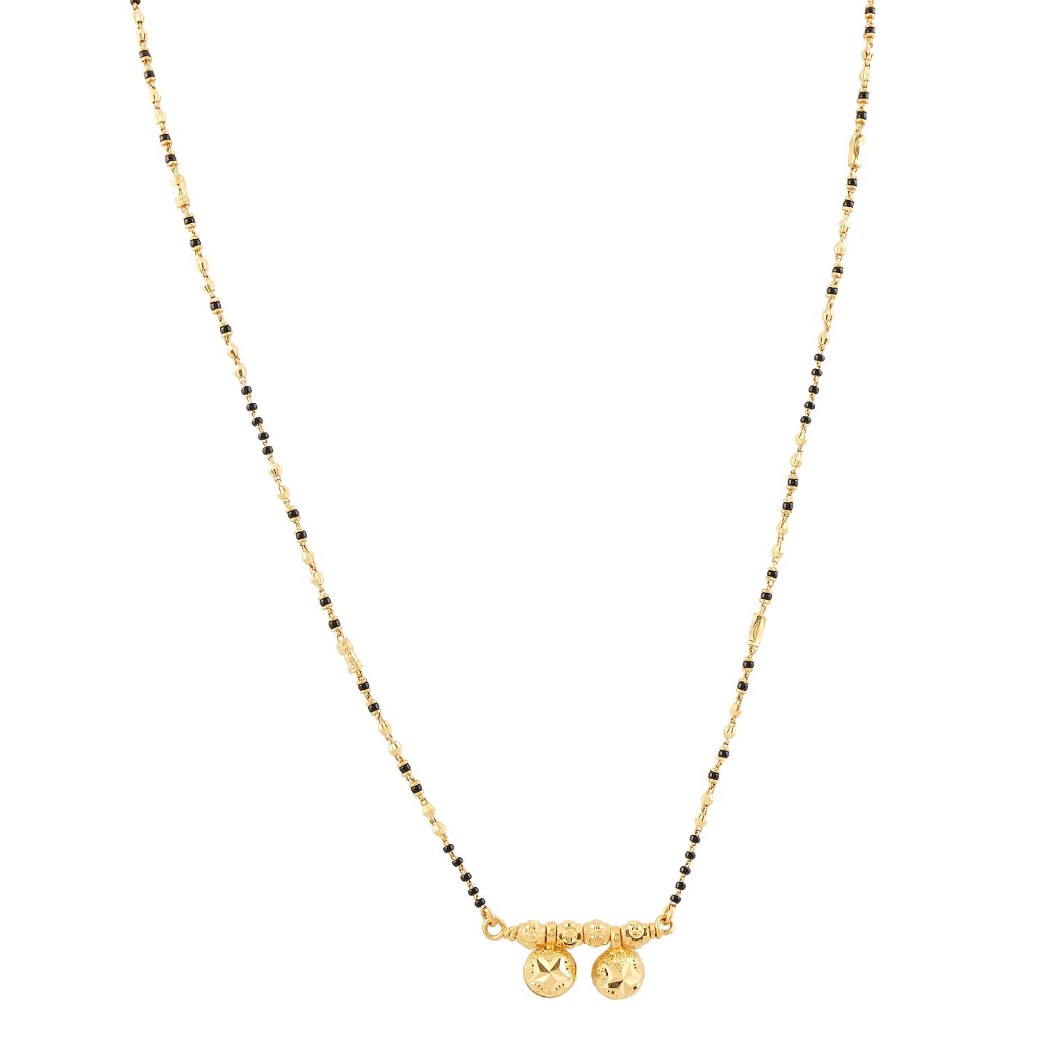 Gold Mangalsutra with Free Gold Coin