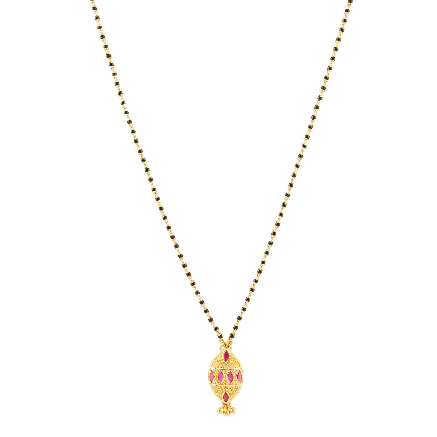 Gold Mangalsutra with Free Gold Coin