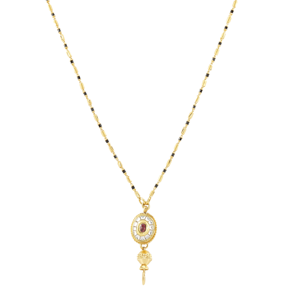 Gold Mangalsutra with Free Gold Coin