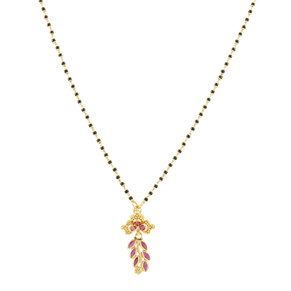 Gold Mangalsutra with Free Gold Coin