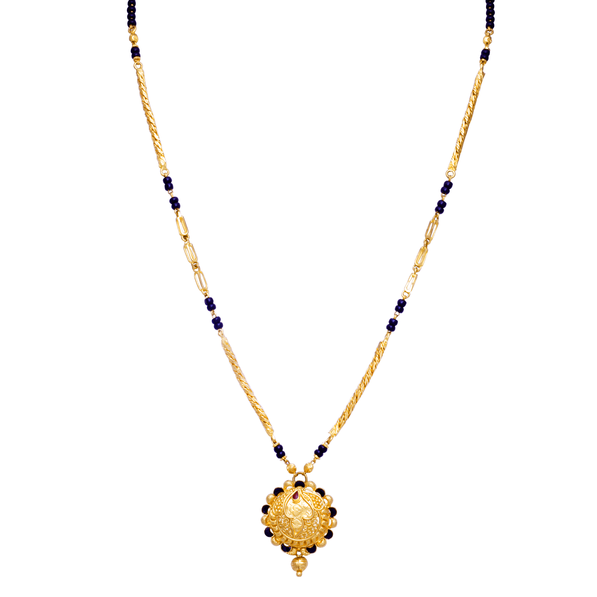 Gold Mangalsutra with Free Gold Coin