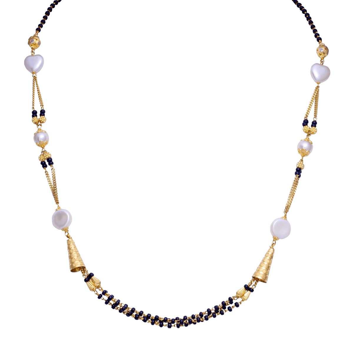 Gold Mangalsutra with Free Gold Coin