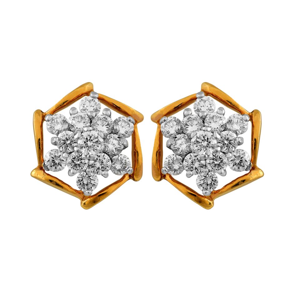 Akira Diamond Earring with Free Gold Coin