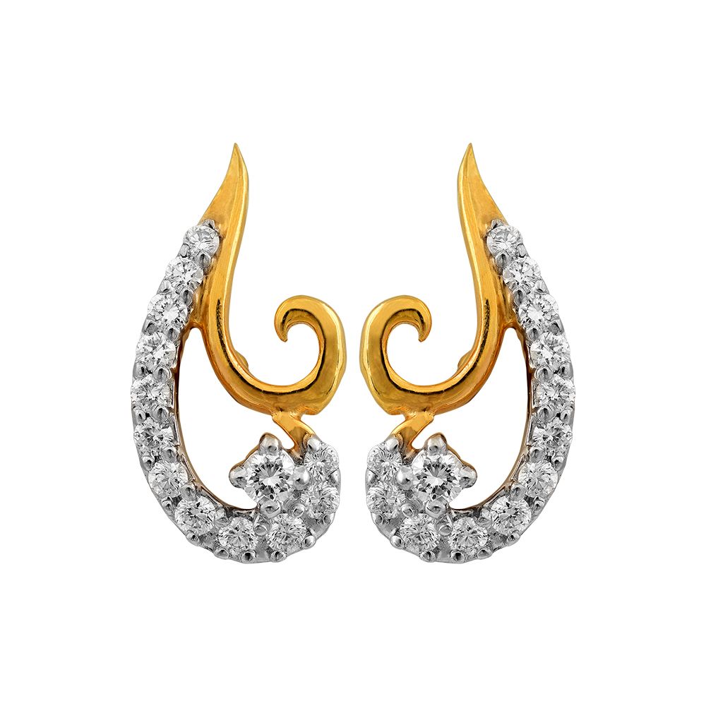 Lyda Diamond Earring with Free Gold Coin