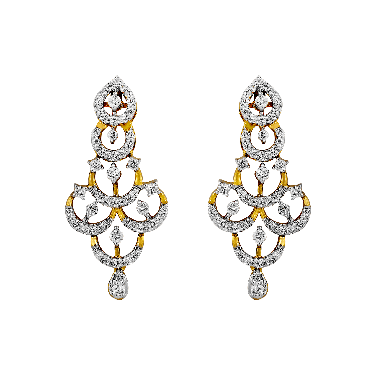 Vijya Diamond Earring with Free Gold Coin