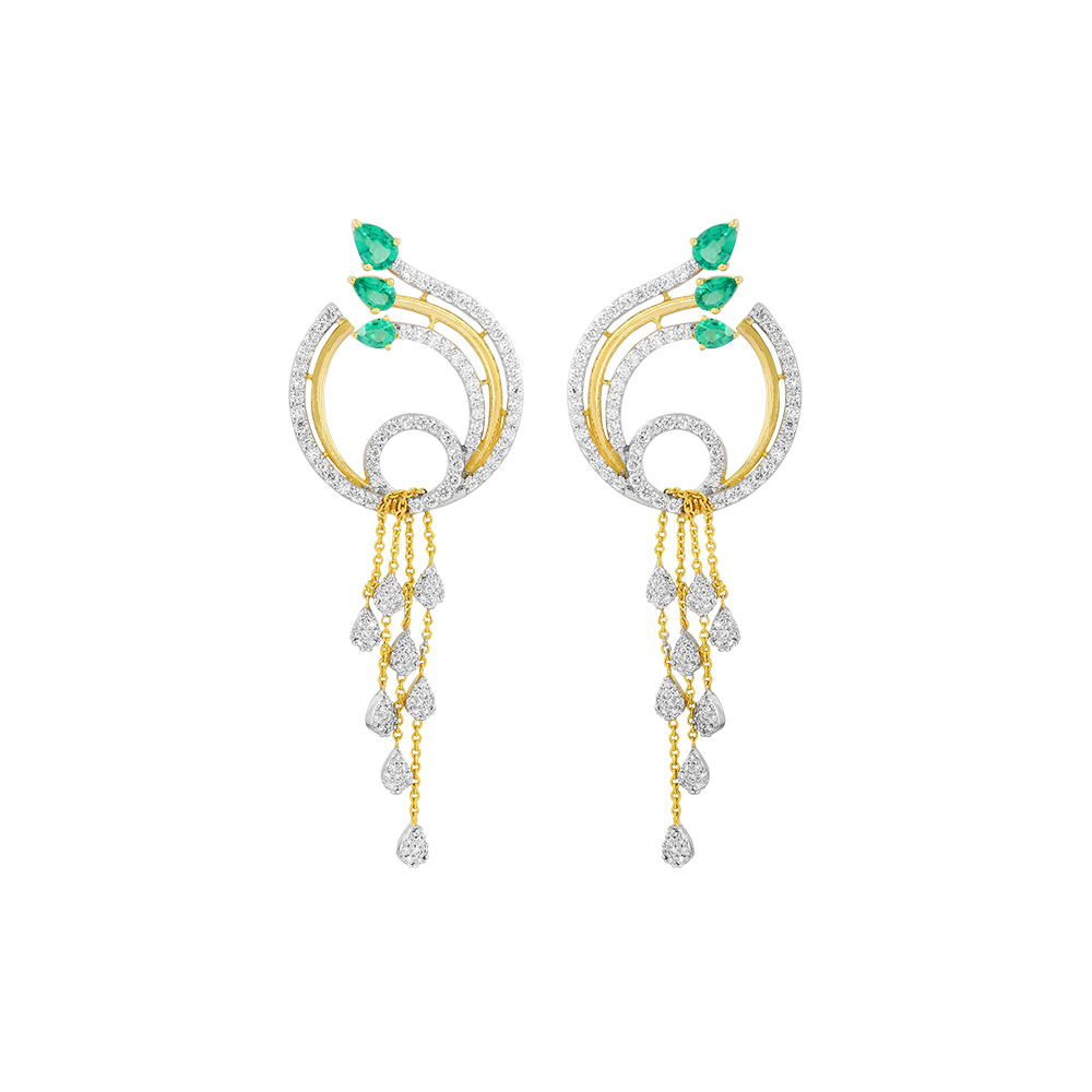 Krushita Diamond Earring with Free Gold Coin