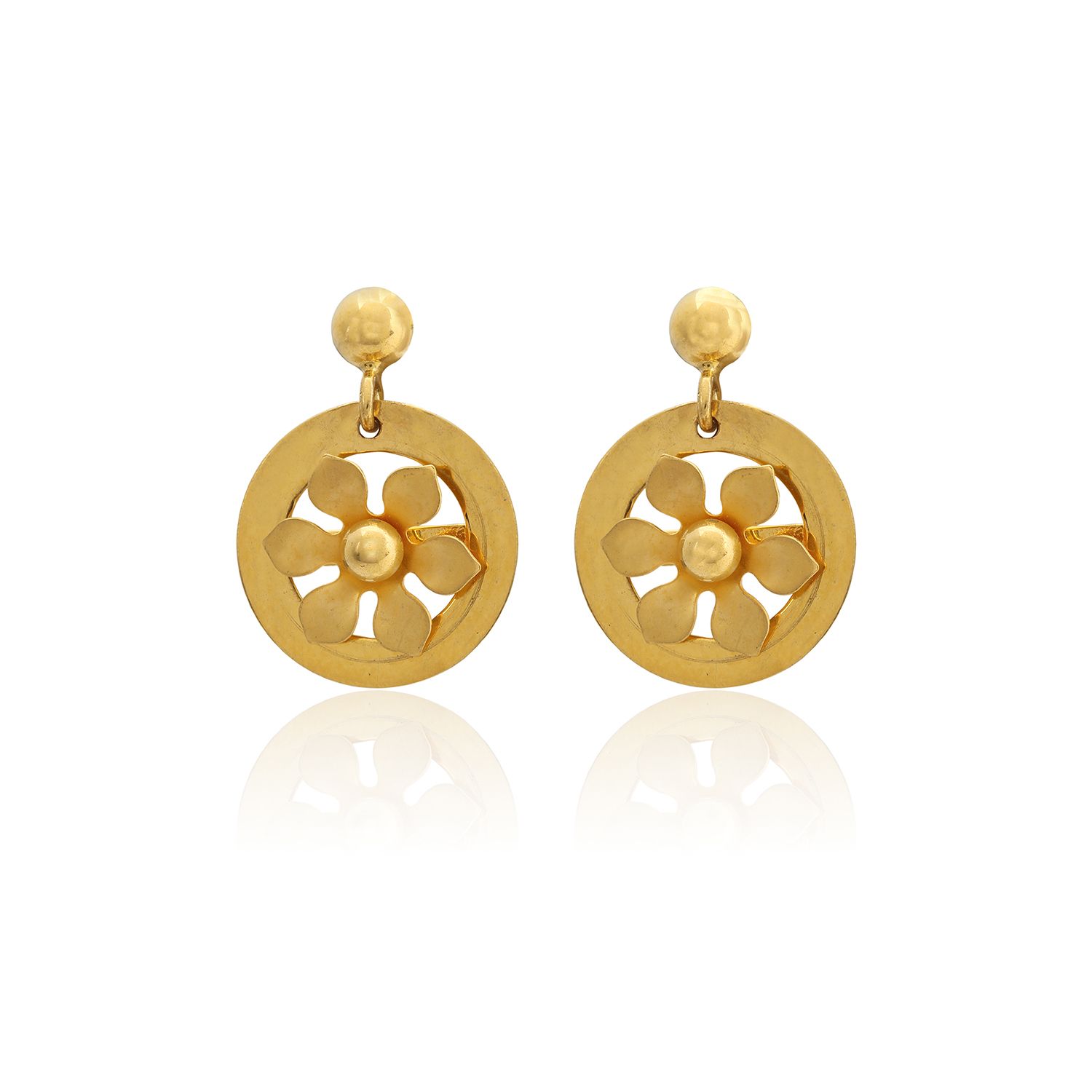 Yellow Gold Earring