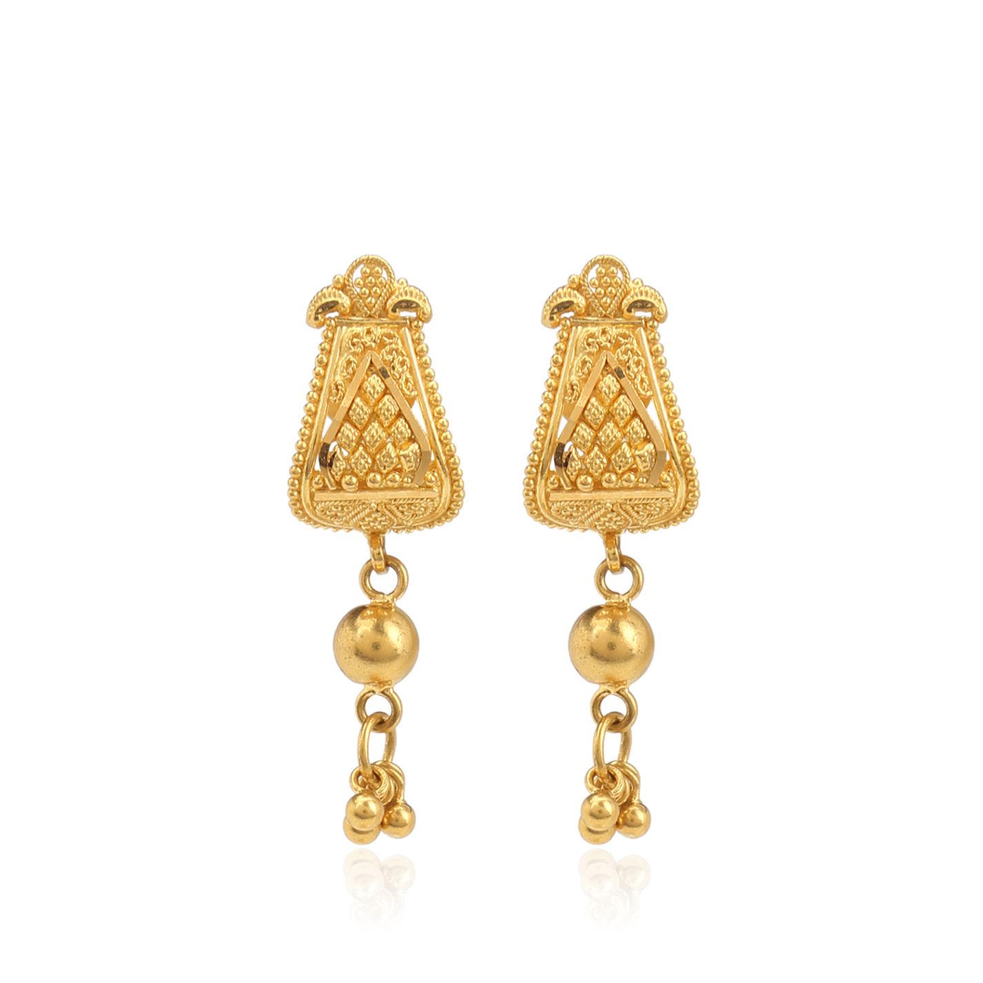 Yellow Gold Earring