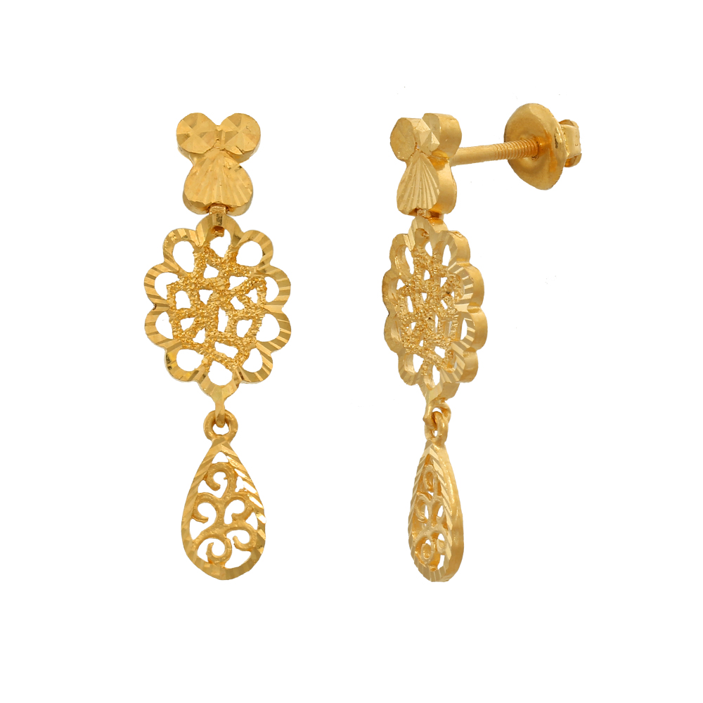 Yellow Gold Earring