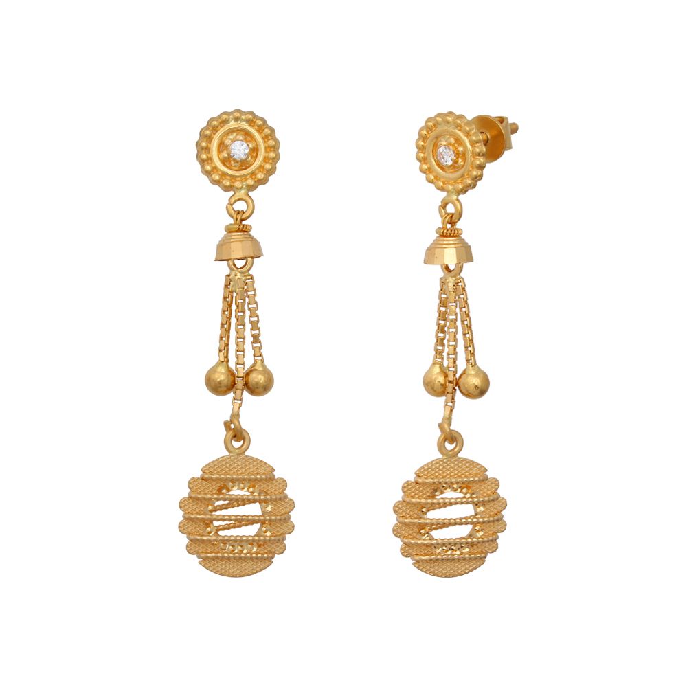 Yellow Gold Earring