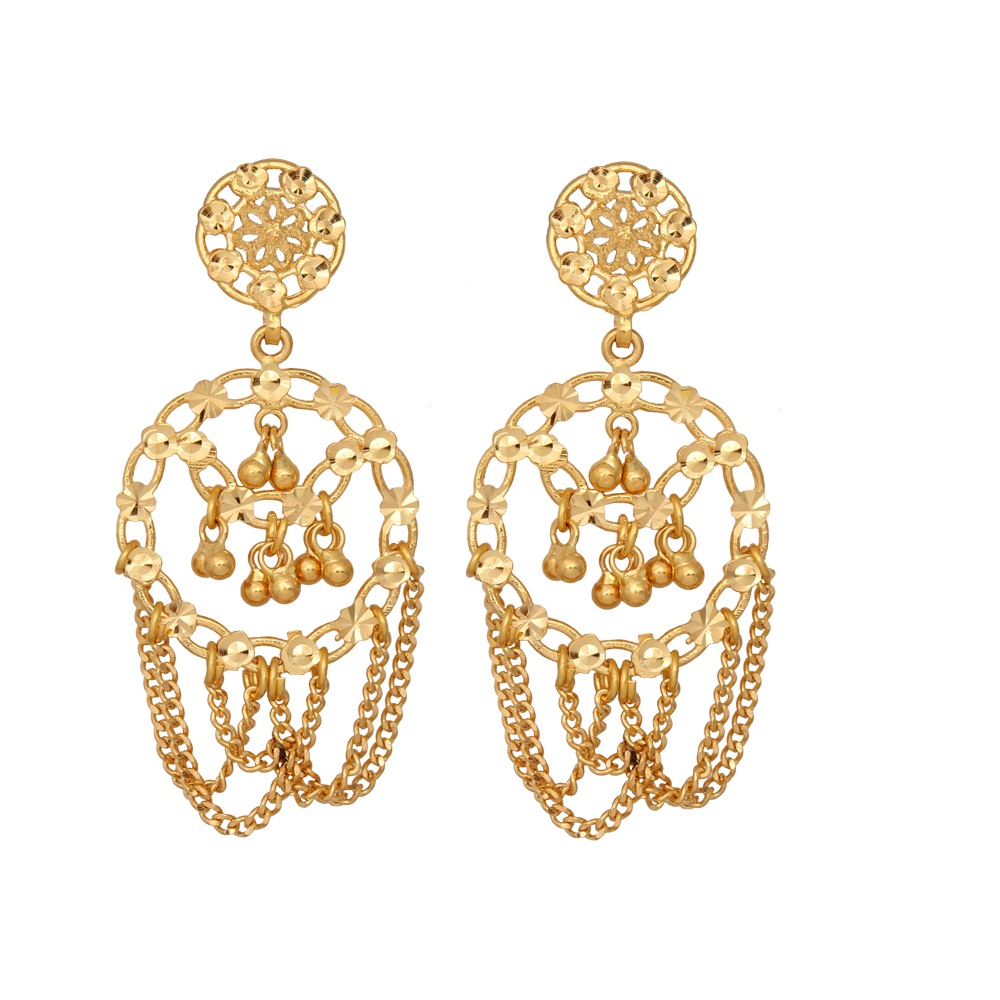 Yellow Gold Earring