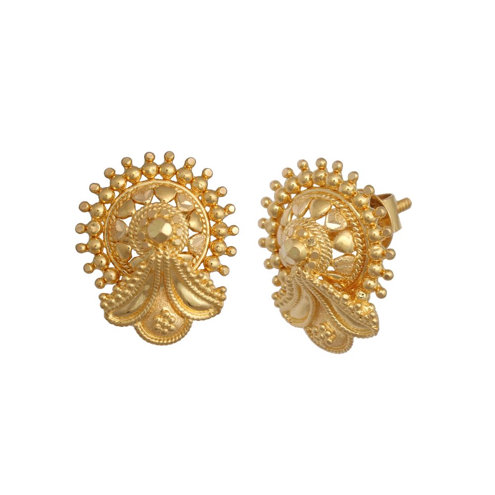 Yellow Gold Earring