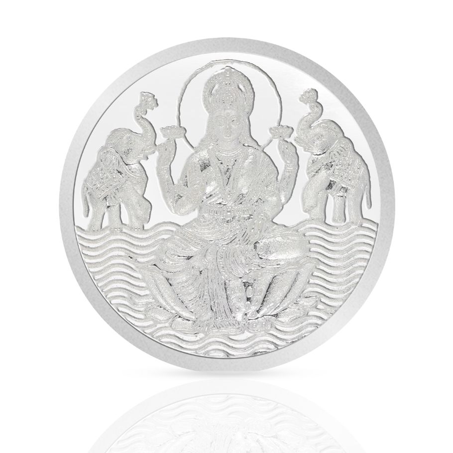 999 Pure Silver Laxmi Coin - 10 Gm