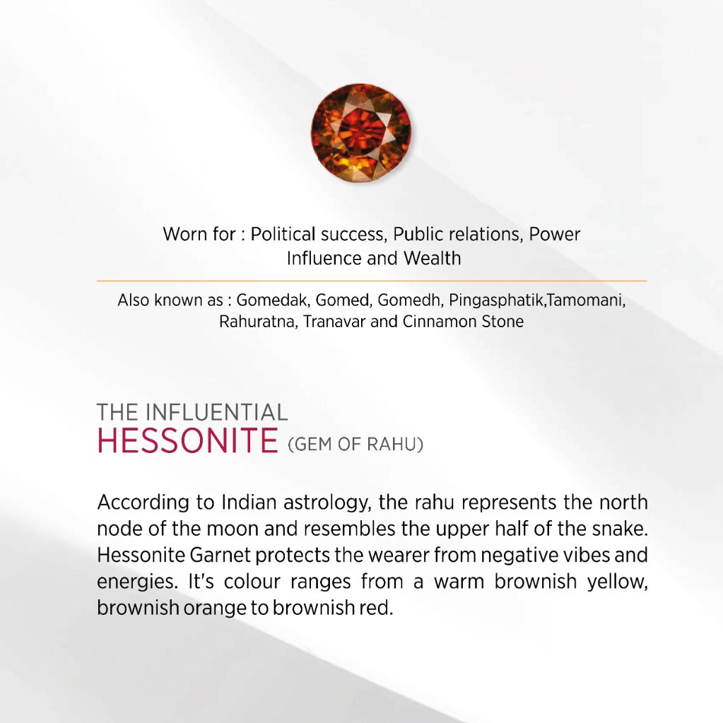 Hessonite stone in on sale hindi