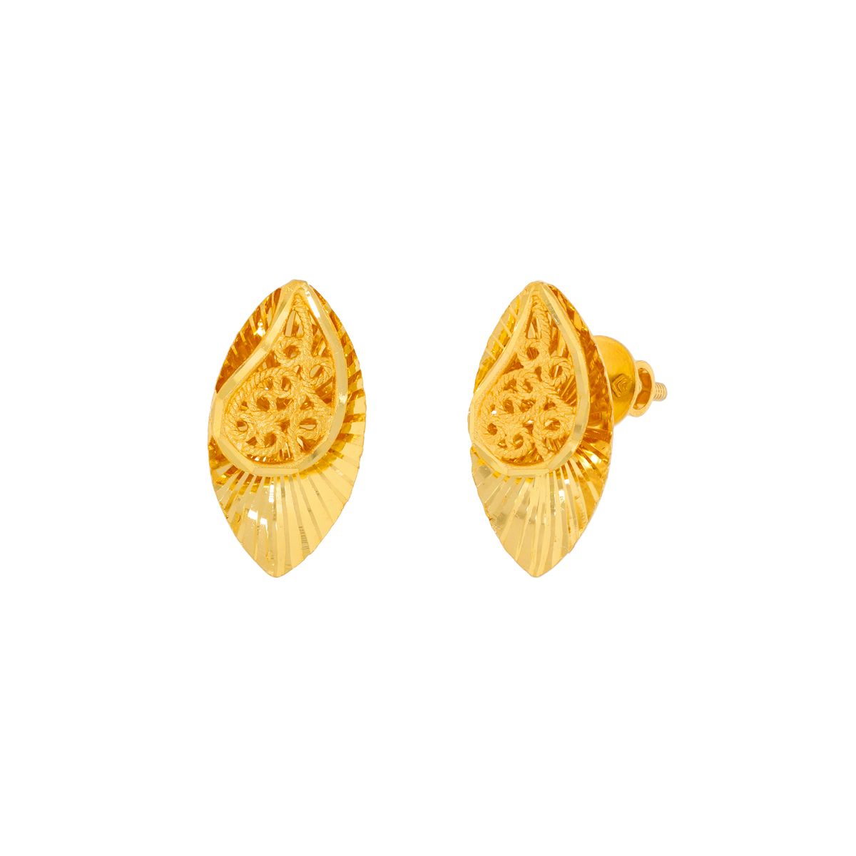 Cape Lily Stud Earrings with Free Gold Coin