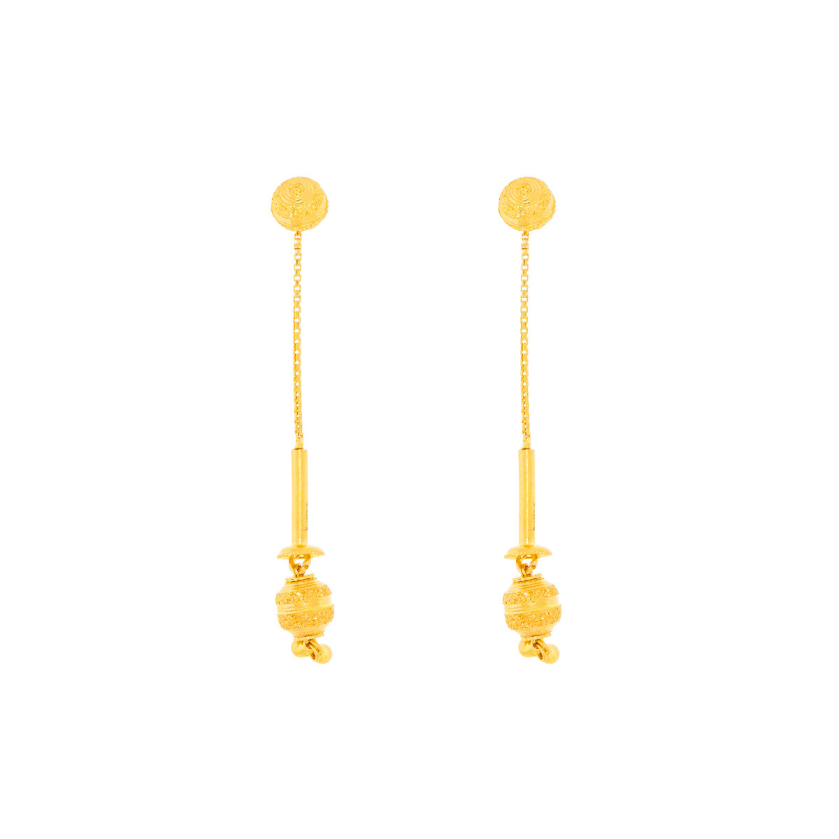 Glitzy Gold Hoop Earrings with Free Gold Coin