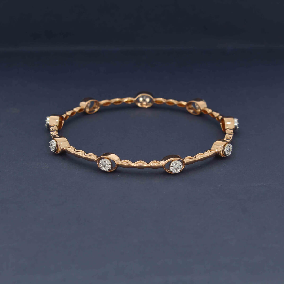 Sparkling Dewdrops Diamond Bangle