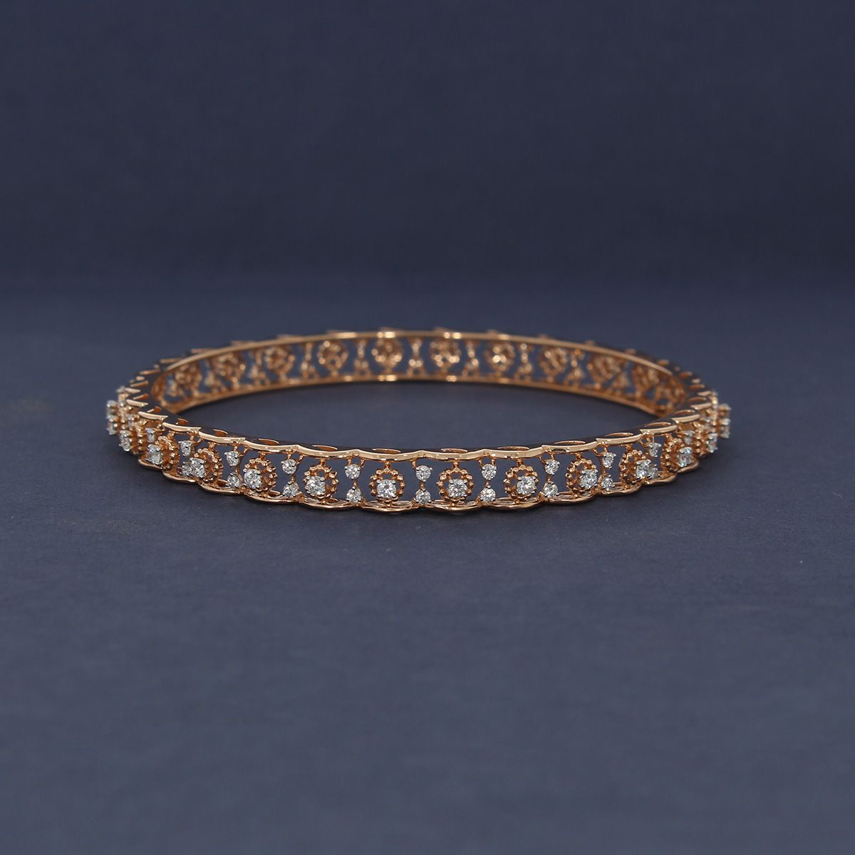 Ethereal Diamond Bangle with Free Gold Coin