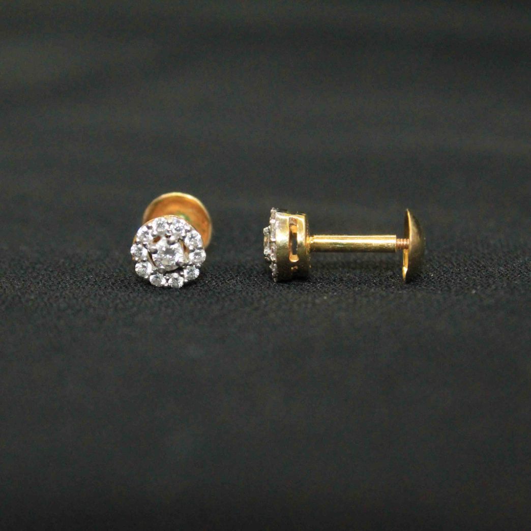 Diamond Earring For Women with Free Gold Coin