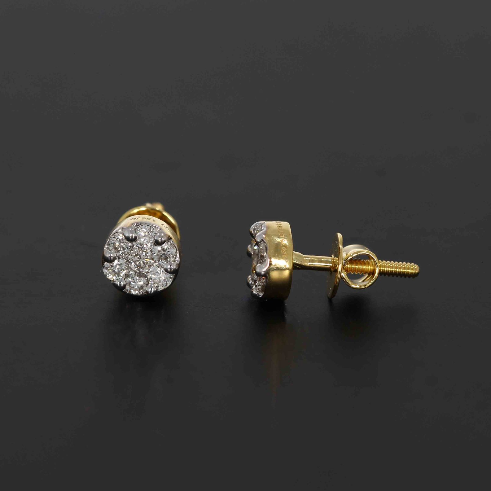 Diamond Earring For Women with Free Gold Coin