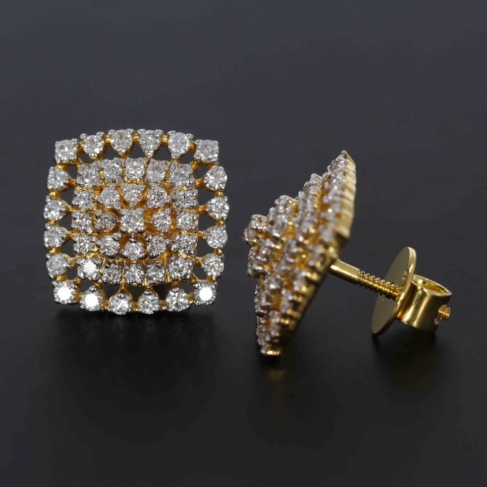 Diamond Earring For Women with Free Gold Coin