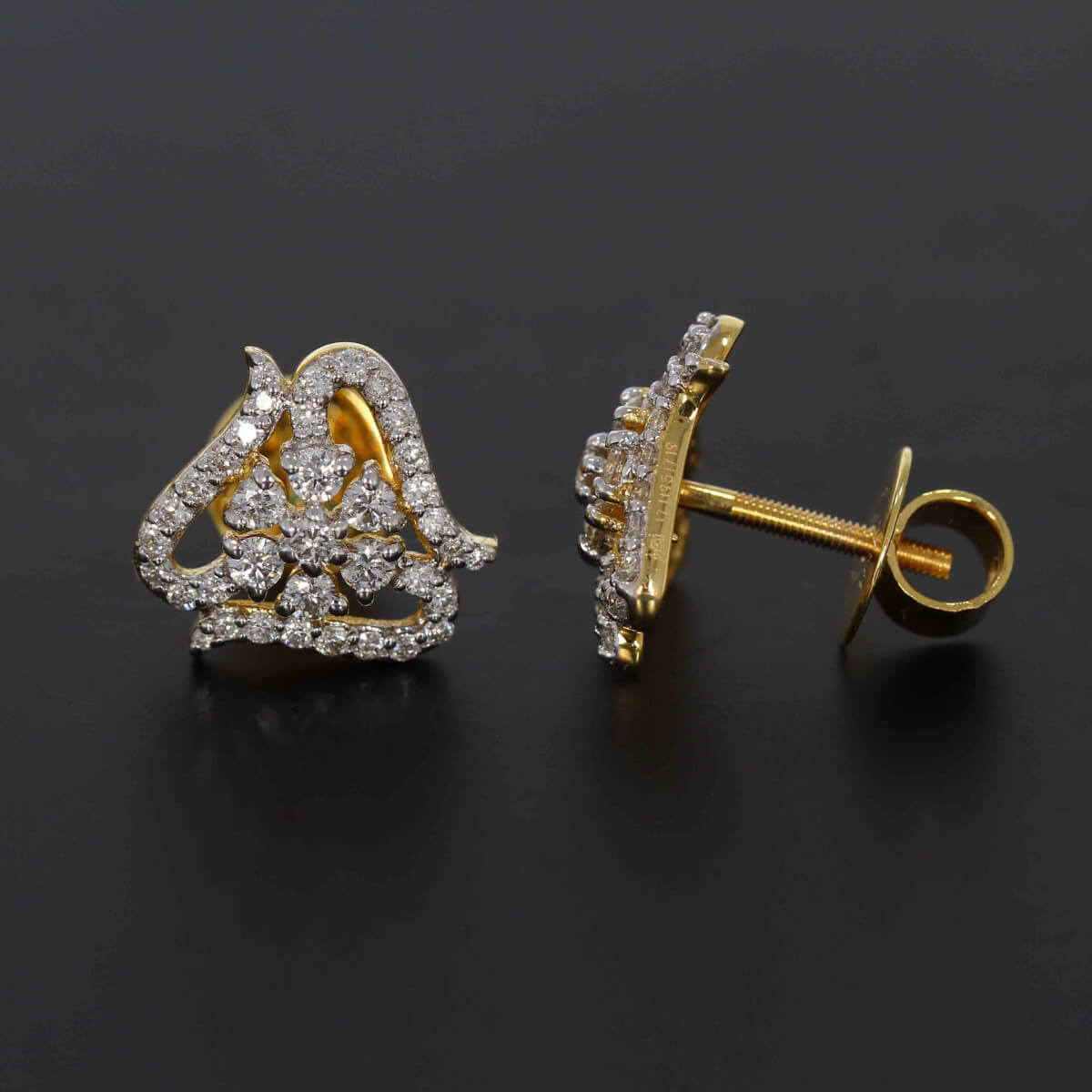 Diamond Earring For Women with Free Gold Coin