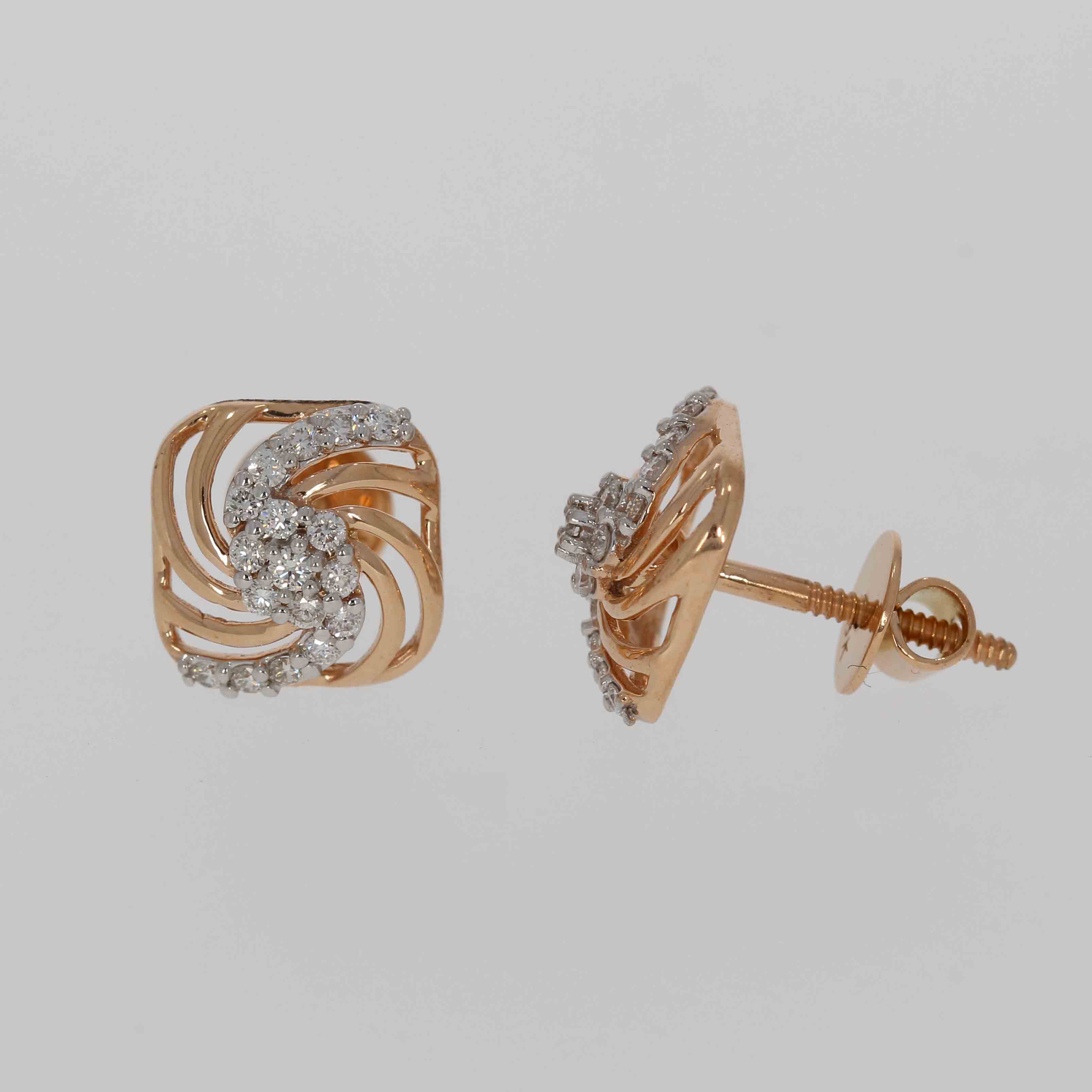 Diamond Earring For Women with Free Gold Coin